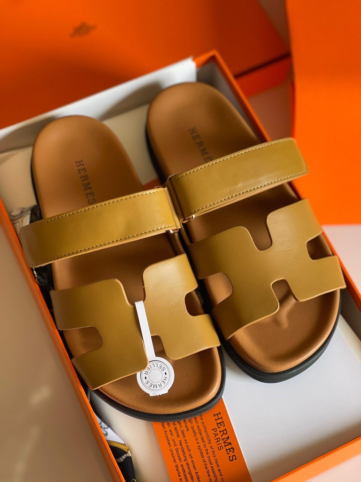 Hermes slippers- chypre