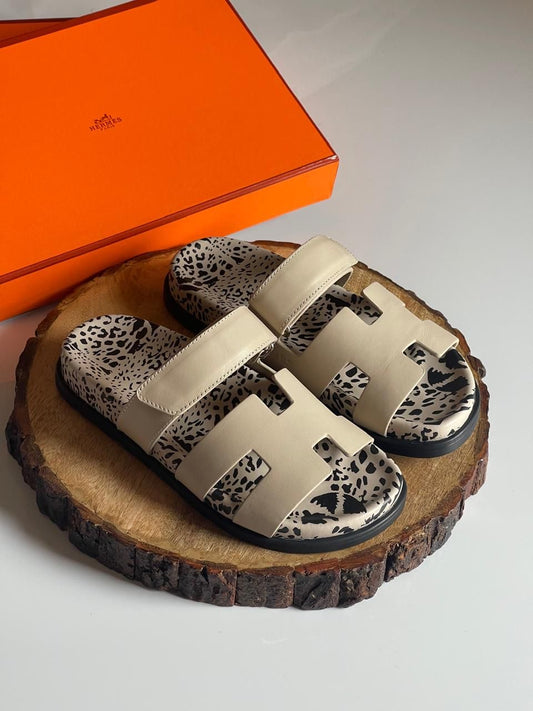 Hermes slippers zibra