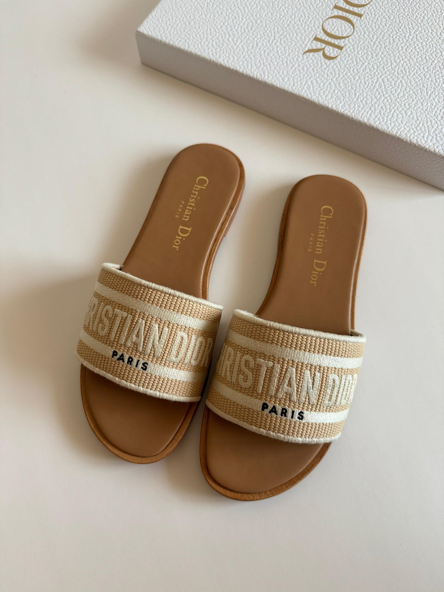 Dior Slippers - beige