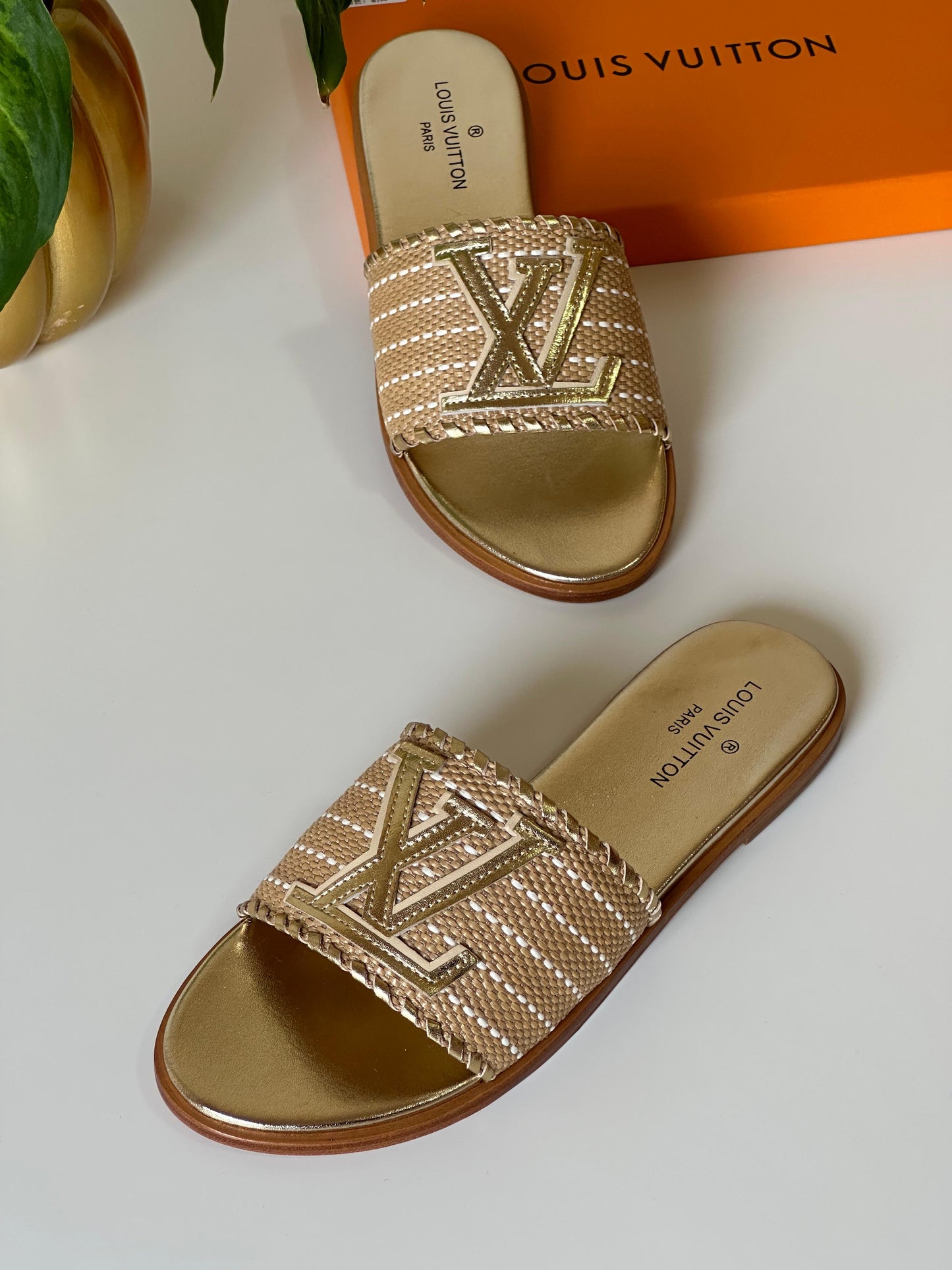 Lv slippers and sandals