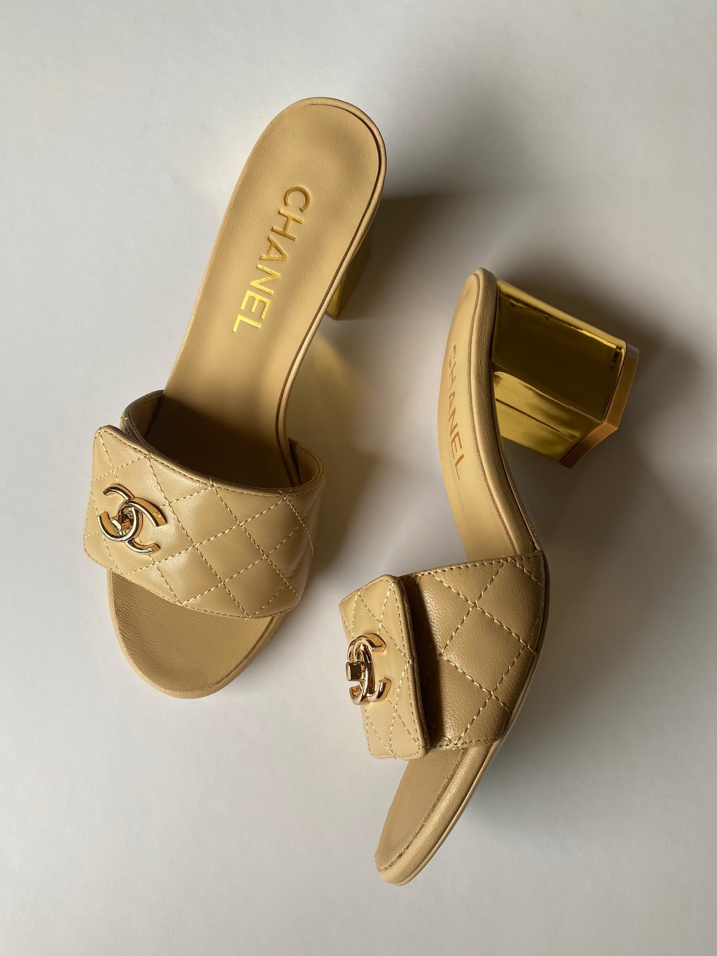 Chanel sandals heels