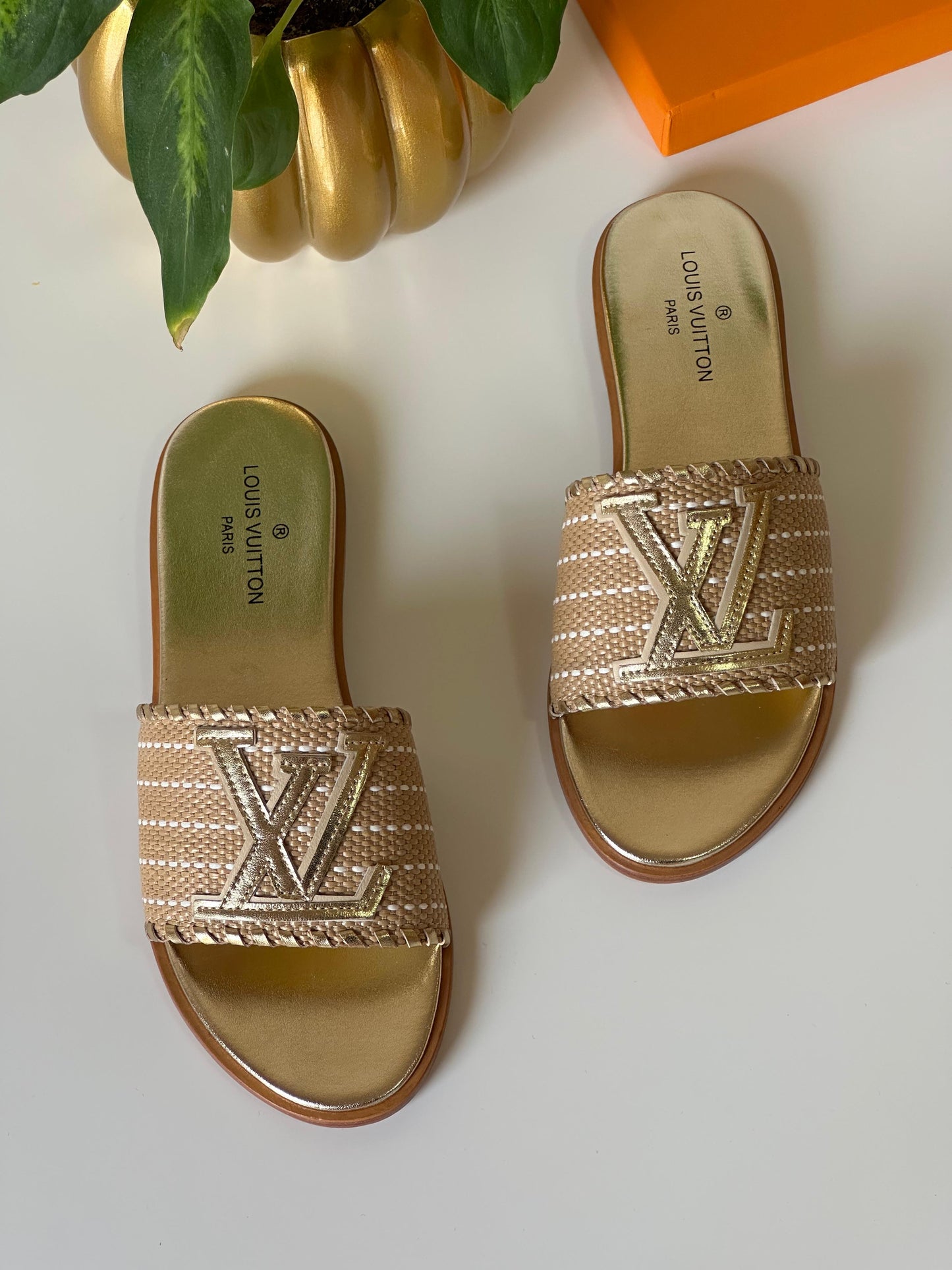 Lv slippers and sandals