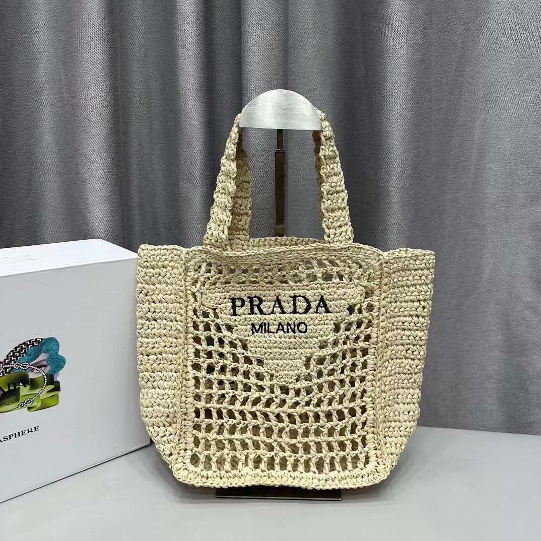 Prada bag tote beach