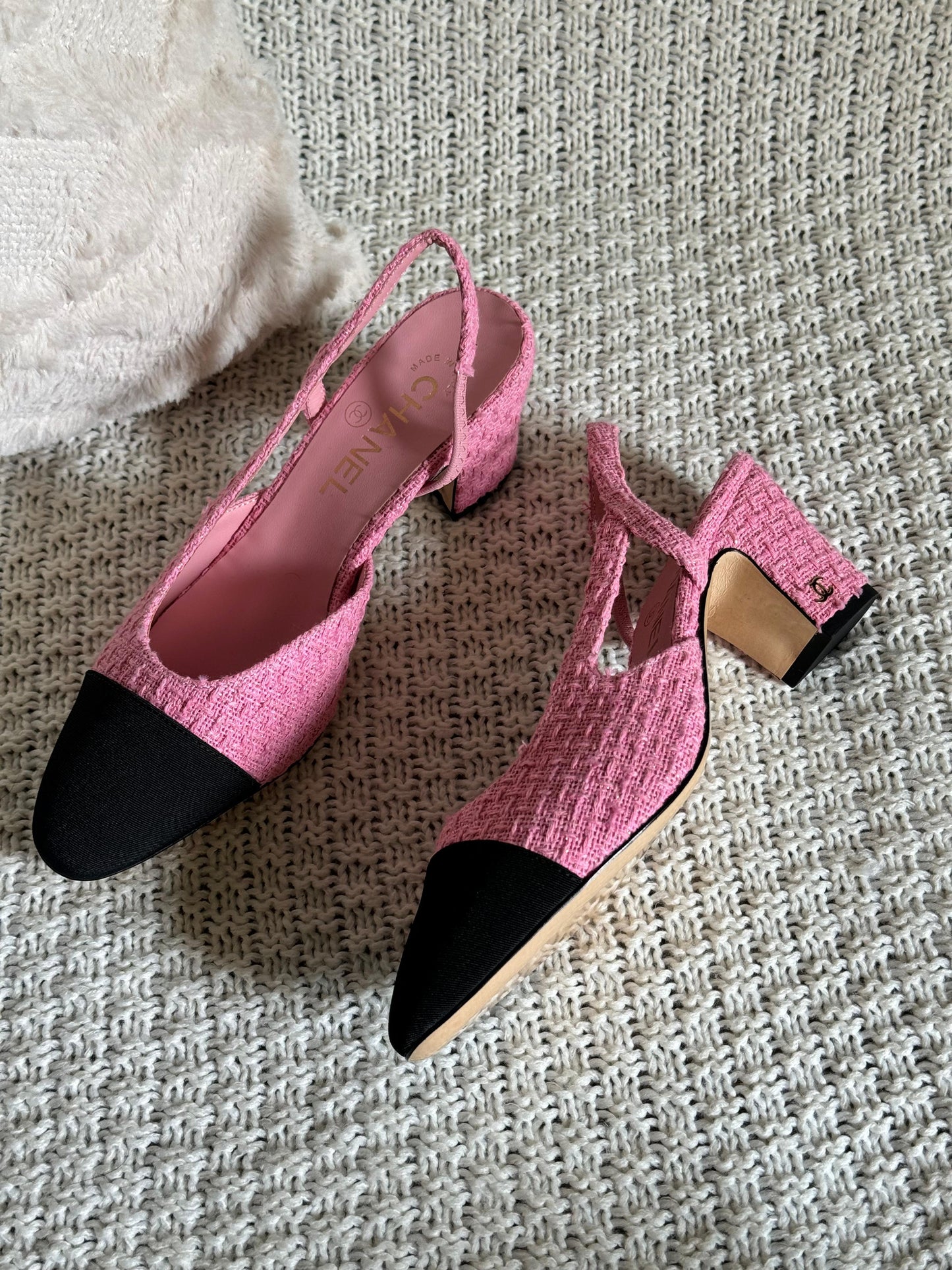 Chanel heels - pink