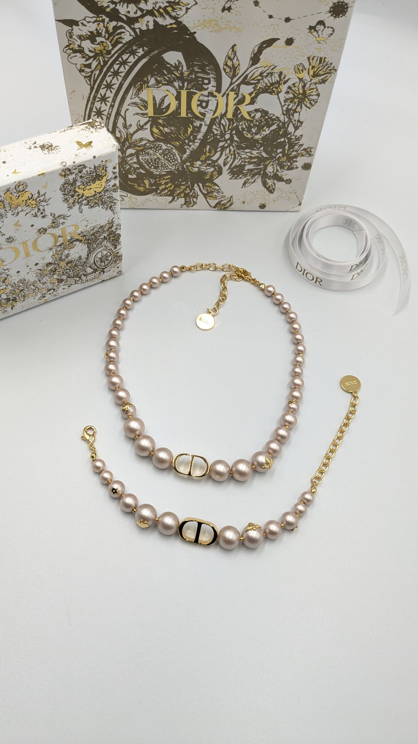 Dior jewelry set - pearl