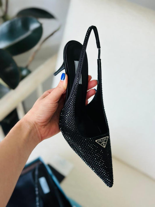 Prada heels black