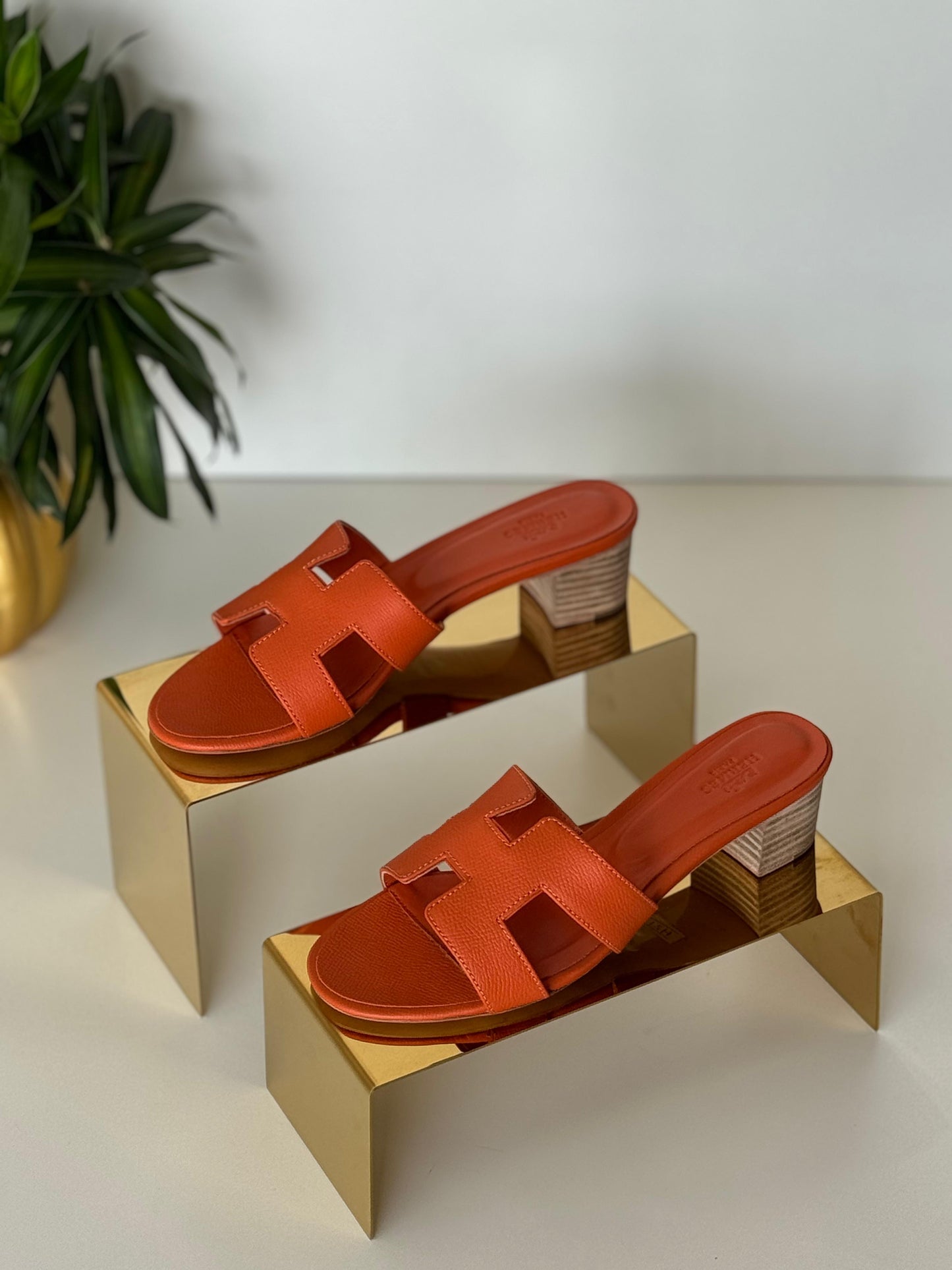 Hermes sandals heels