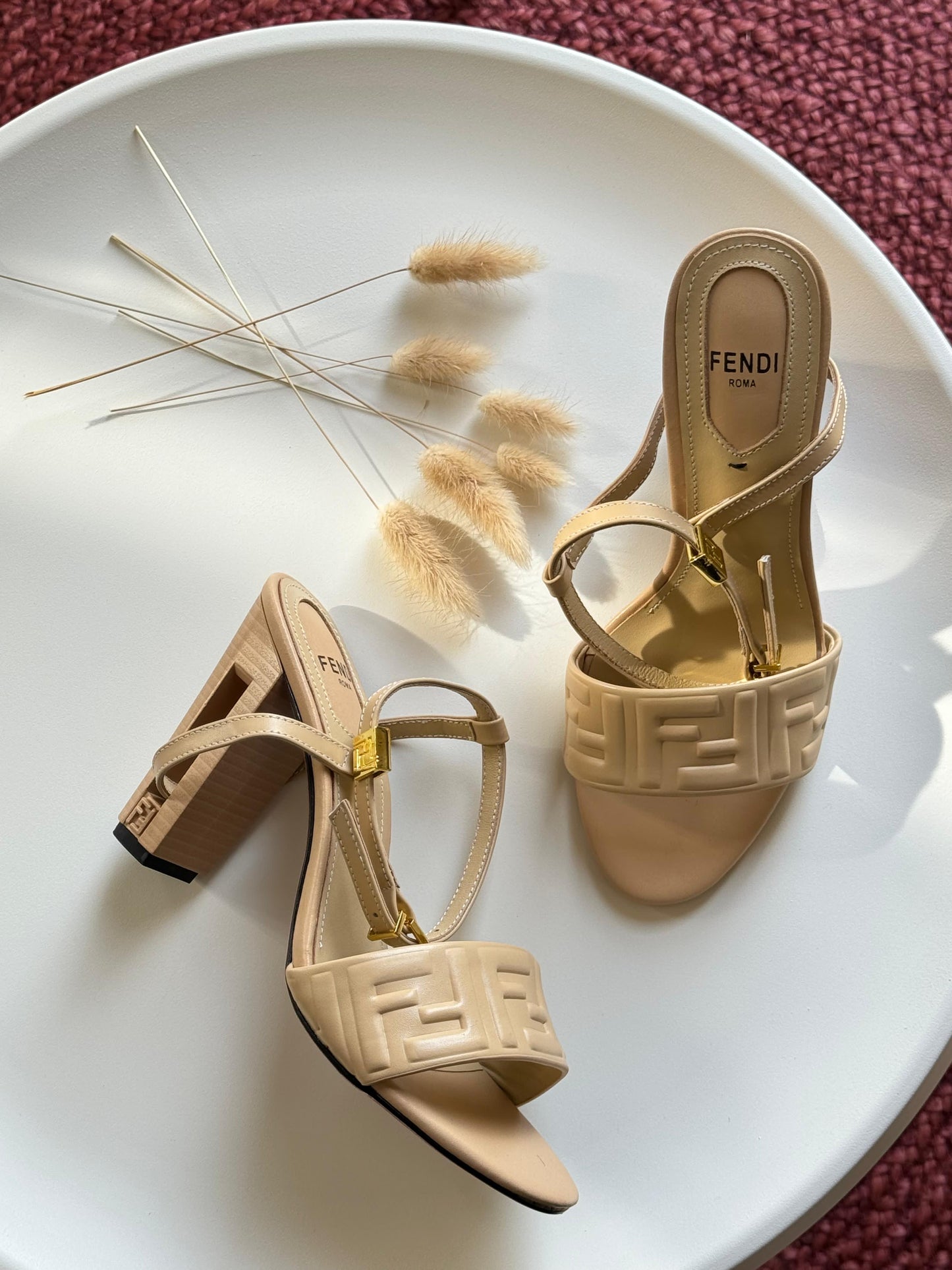 Fendi sandals heels