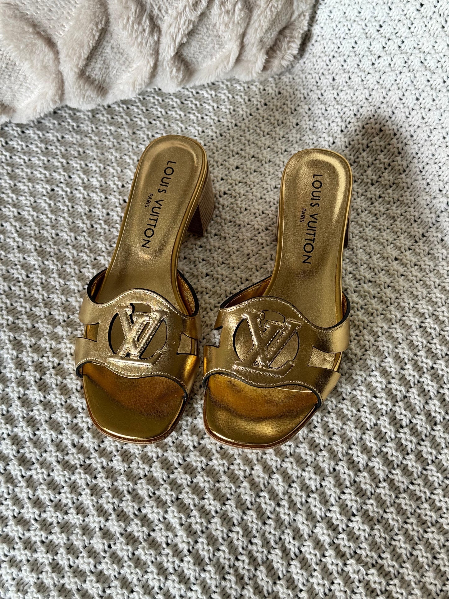 Lv sandals heels