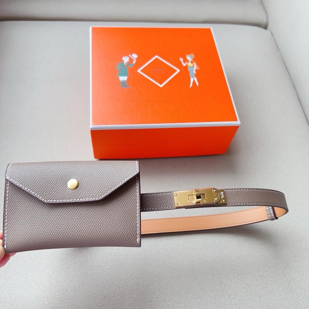 Hermes belt with wallet