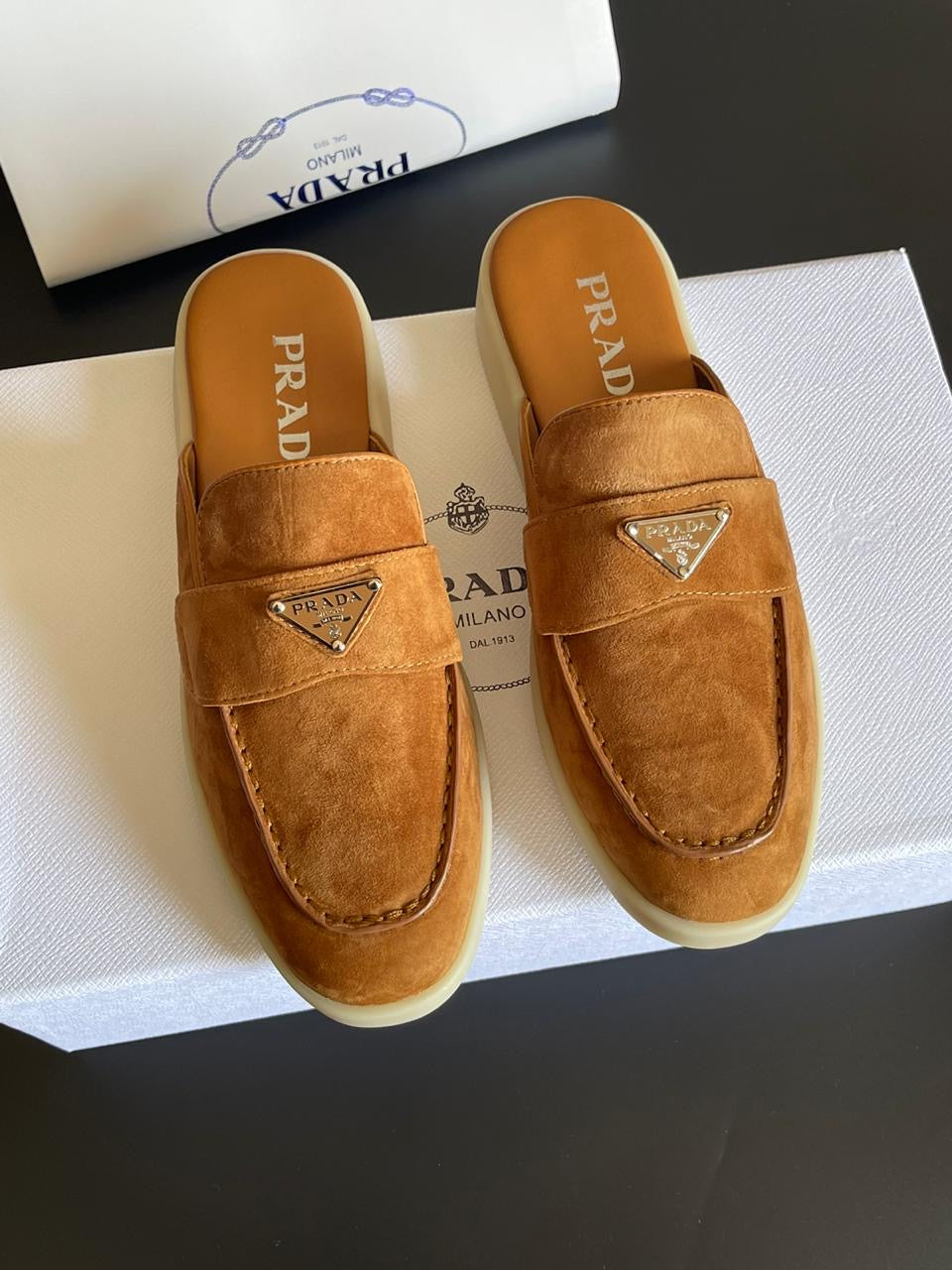 Prada mules