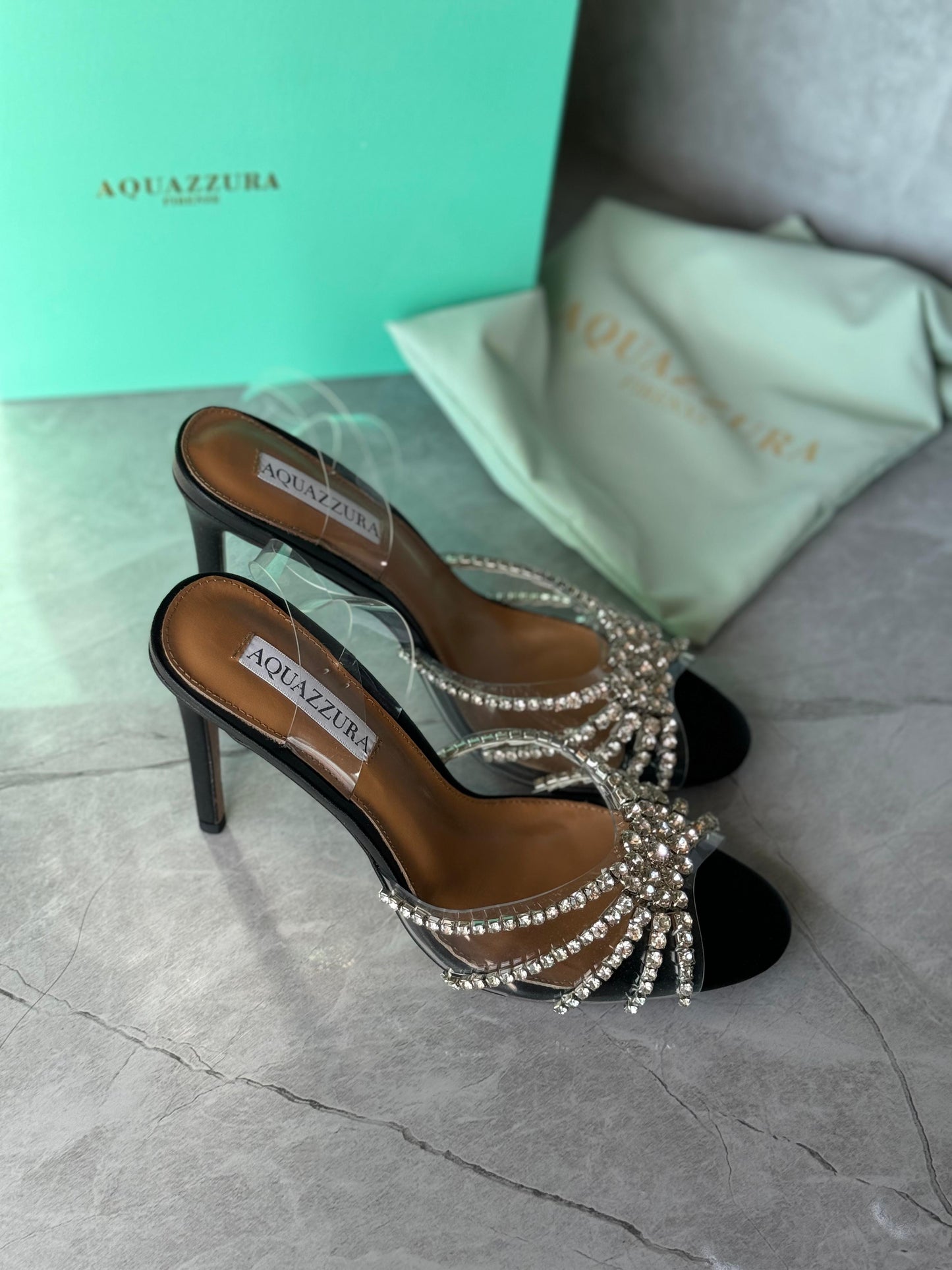 Aquazurra sandals heels