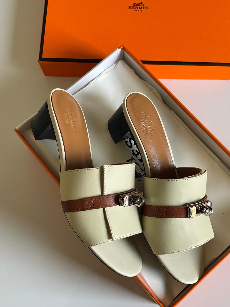 Hermes sandals heels