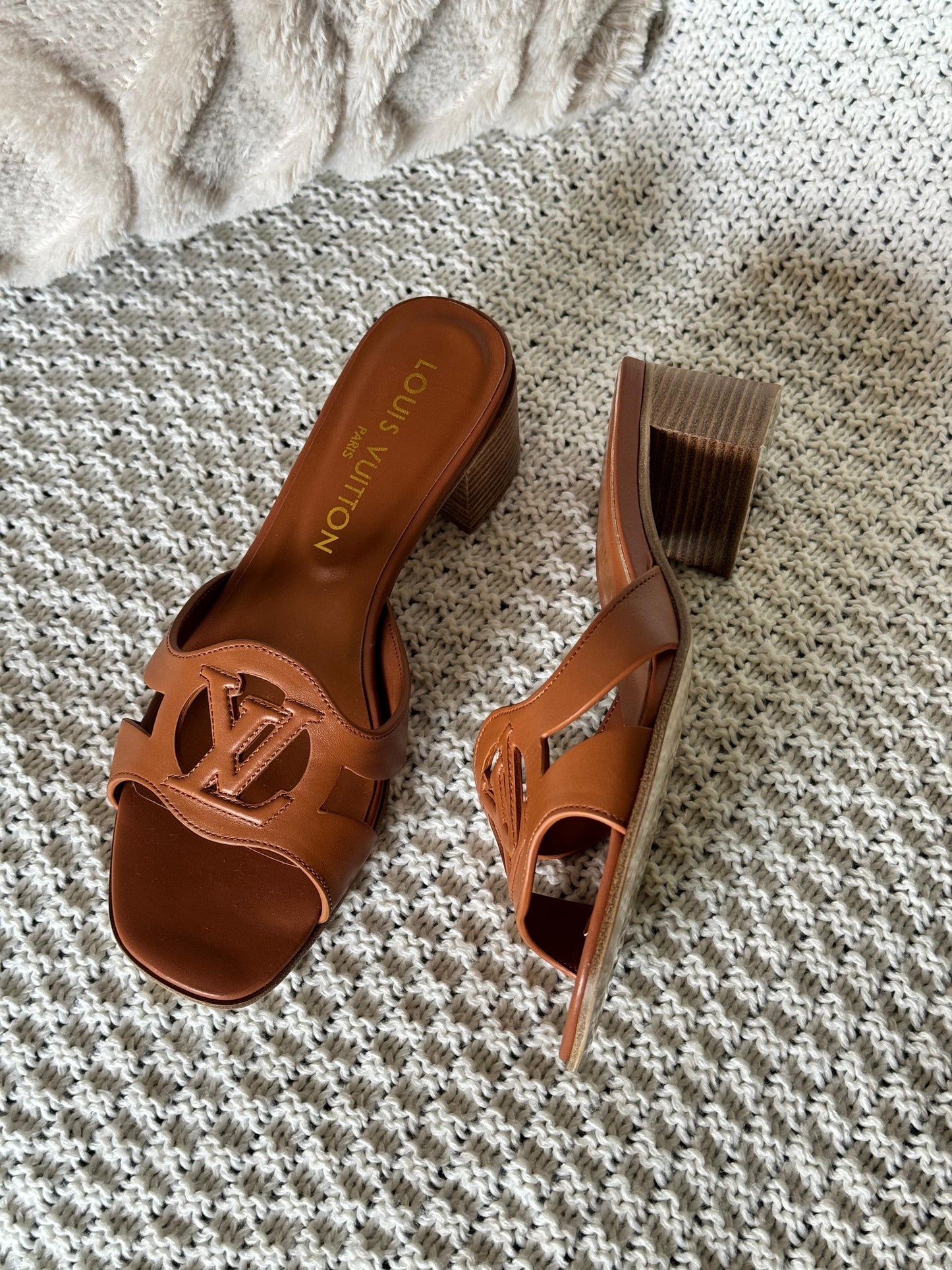 Lv sandals heels