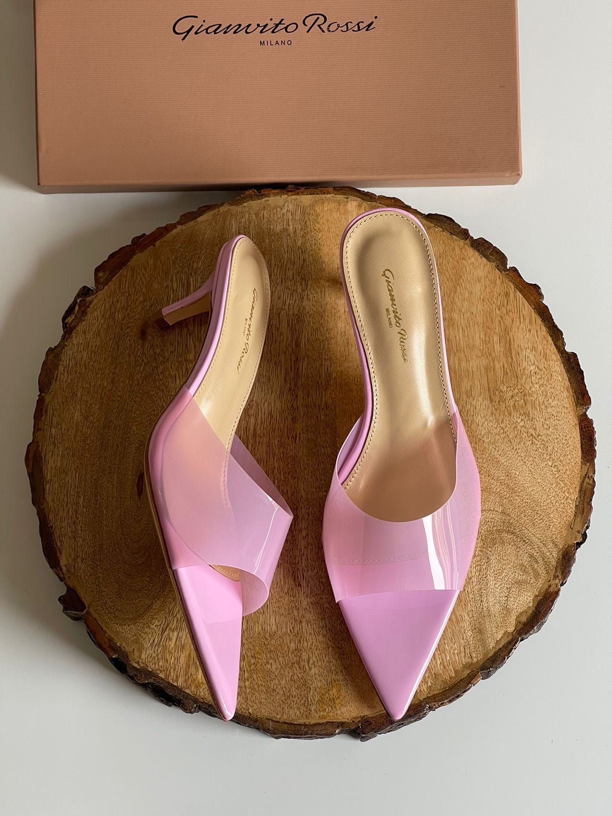 G rossi heels - low heels pink