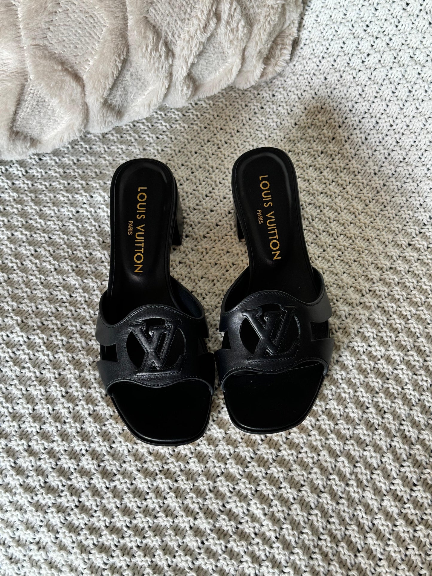 Lv sandals heels