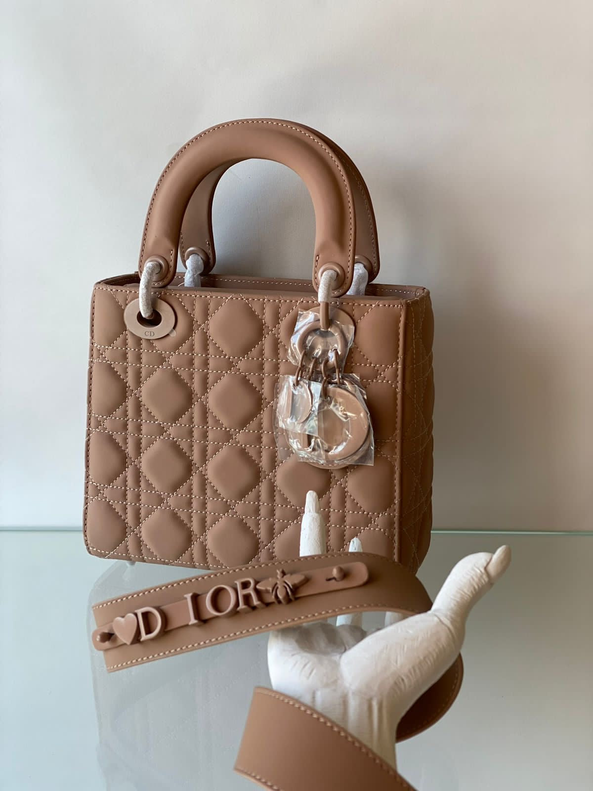 Lady dior bag - matte 20 cm