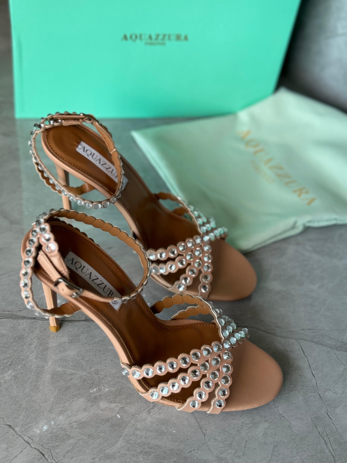 Aquazurra sandals heels