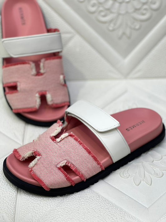 Hermes slippers chypre - pink