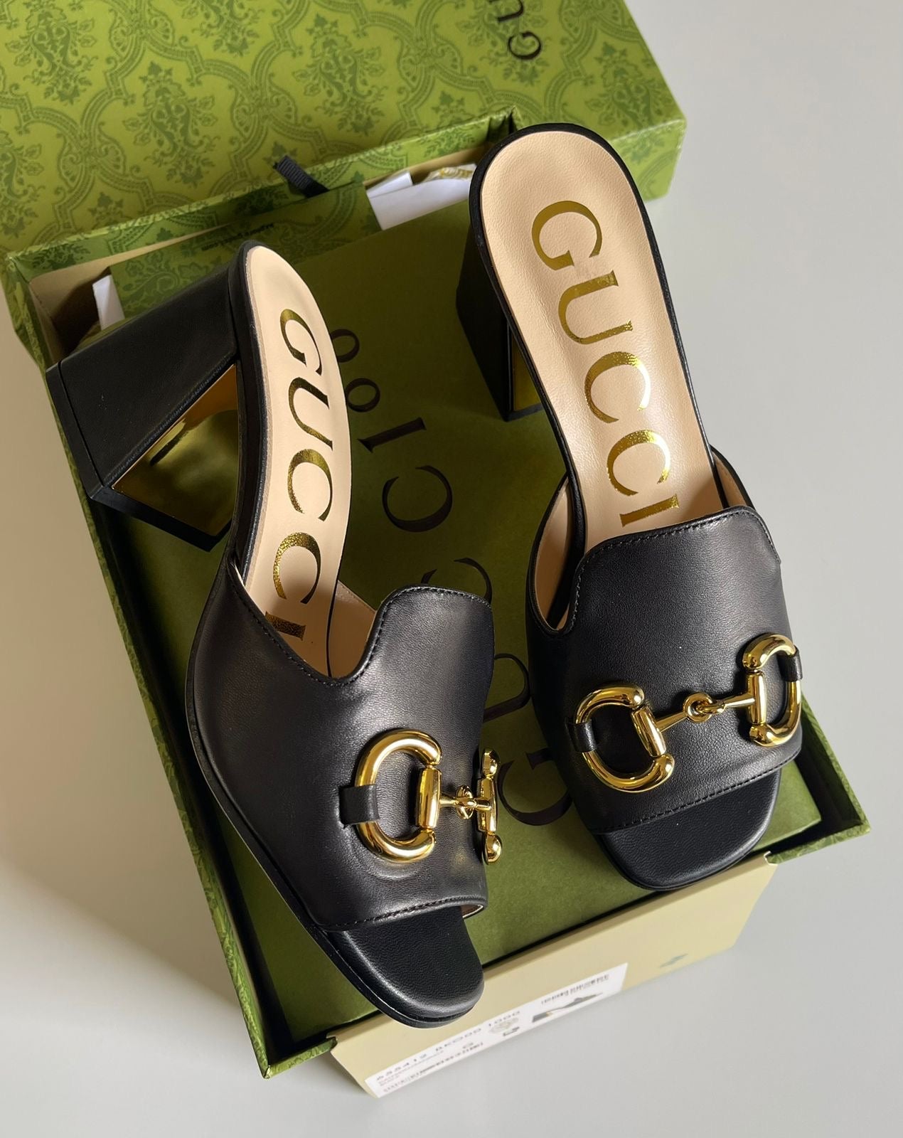 Gucci sandals heels