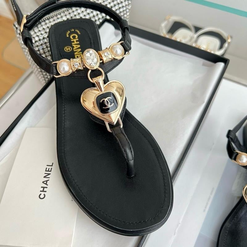 Chanel sandals.