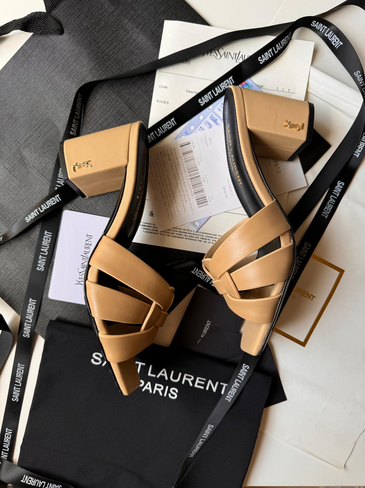 Ysl sandals heels