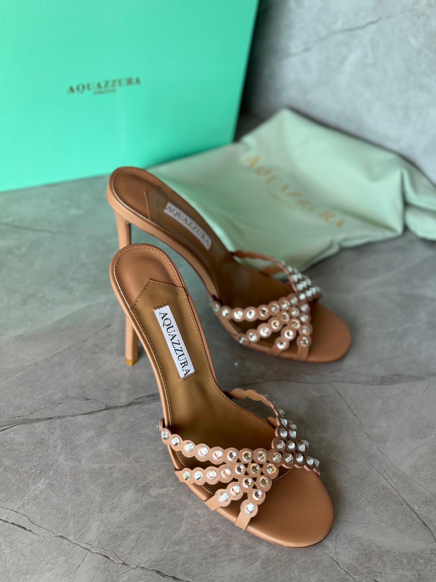 Aquazurra sandals heels