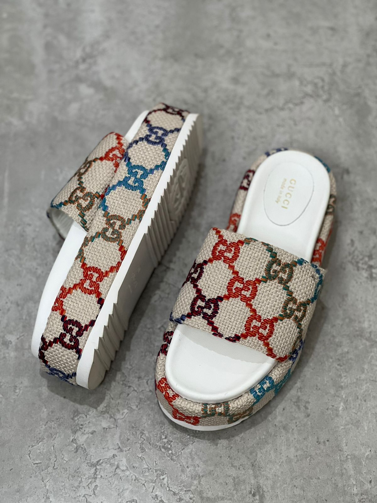 Gucci sandals wedges