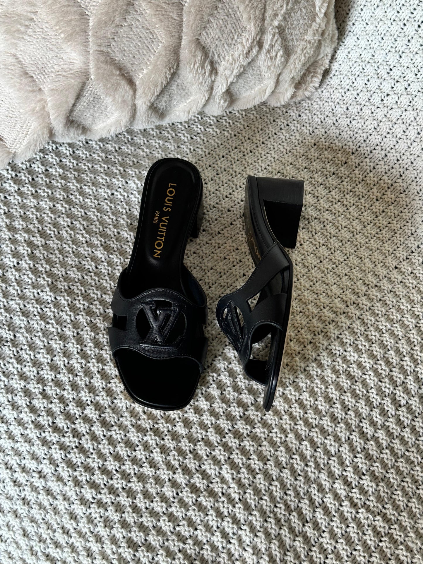 Lv sandals heels