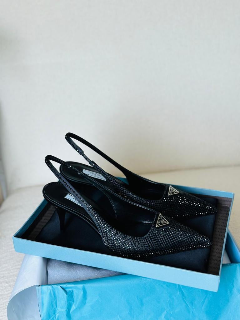 Prada heels black