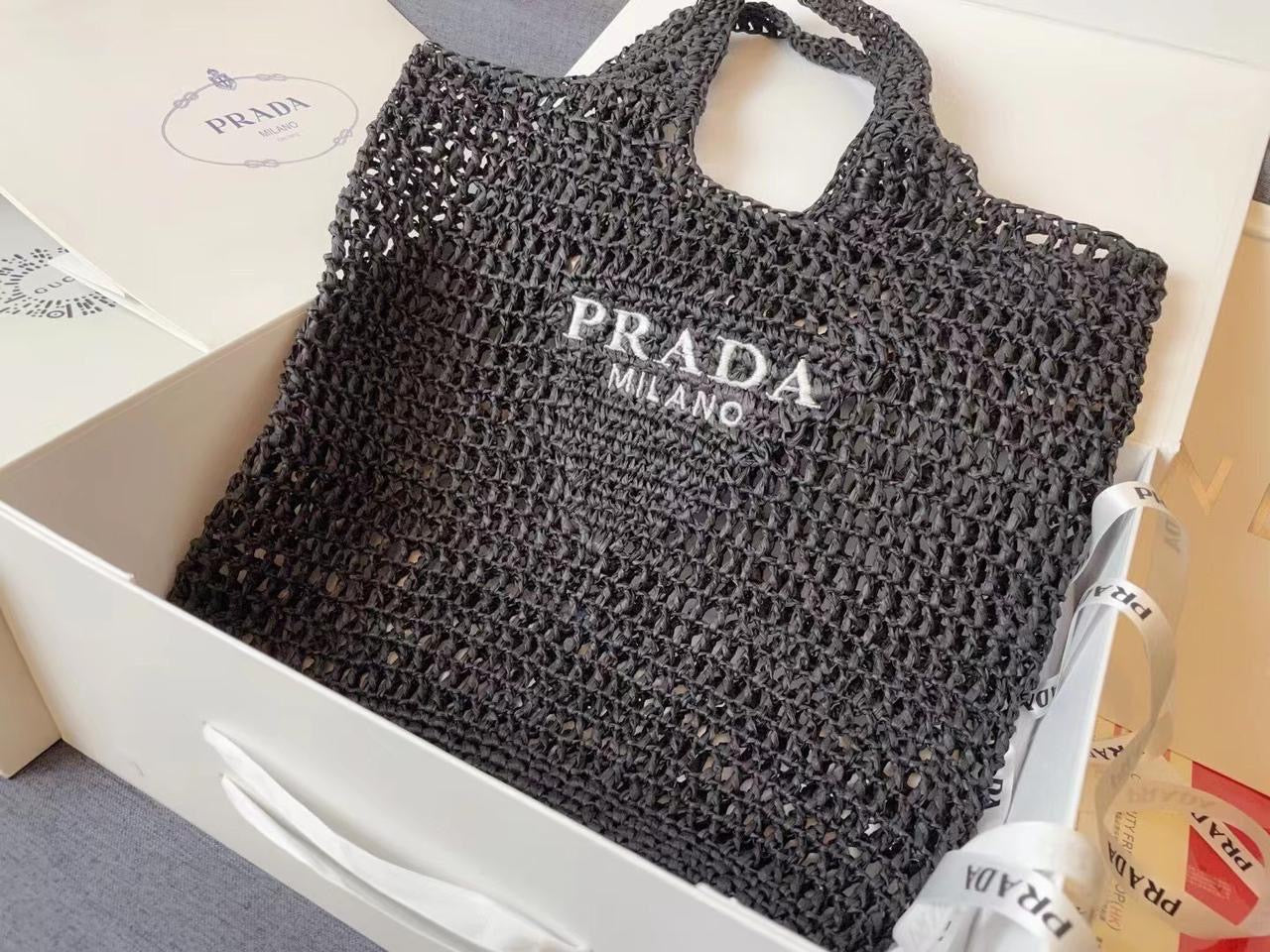 Prada bag - tote beach