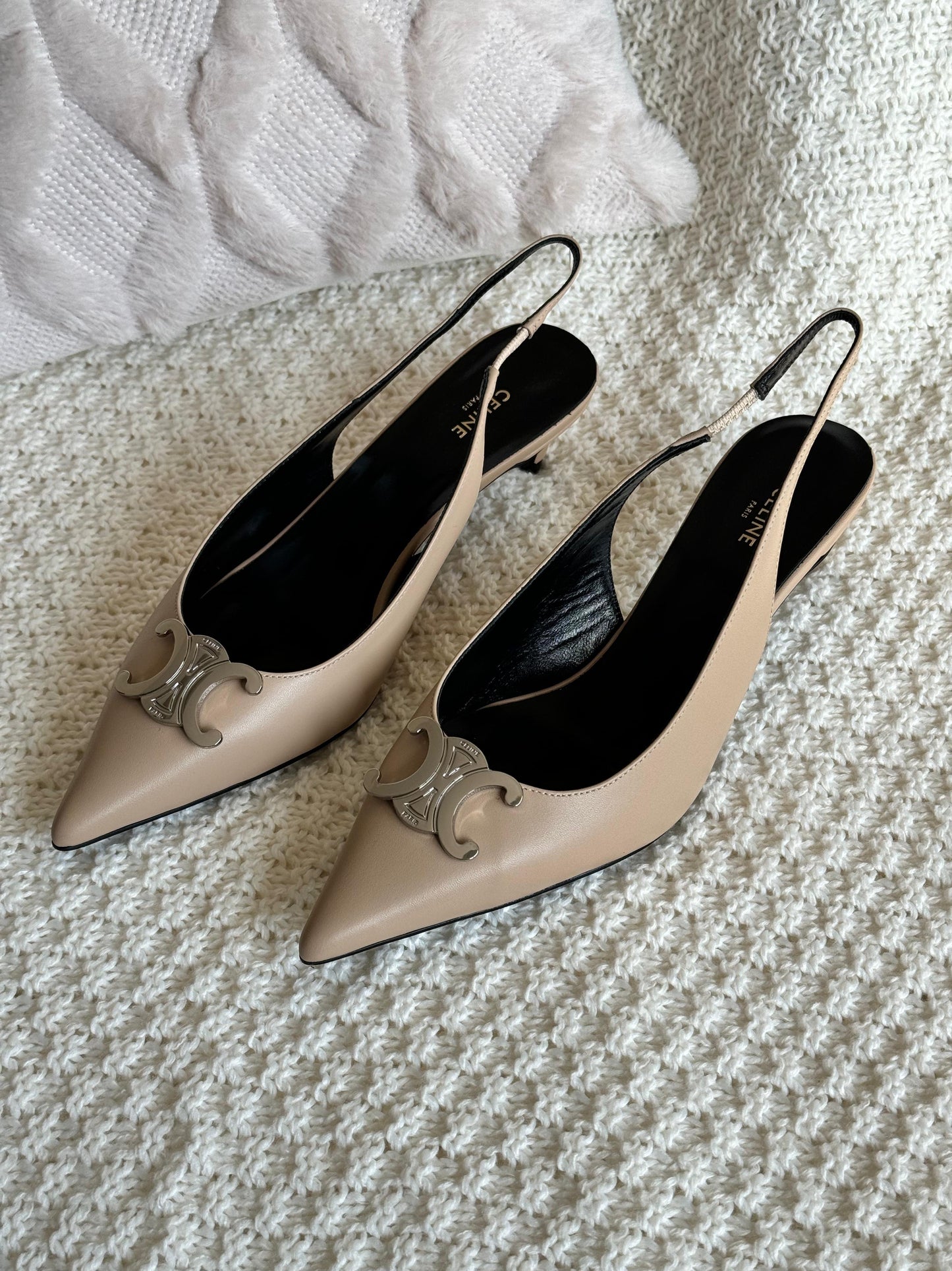 Celine heels - beige