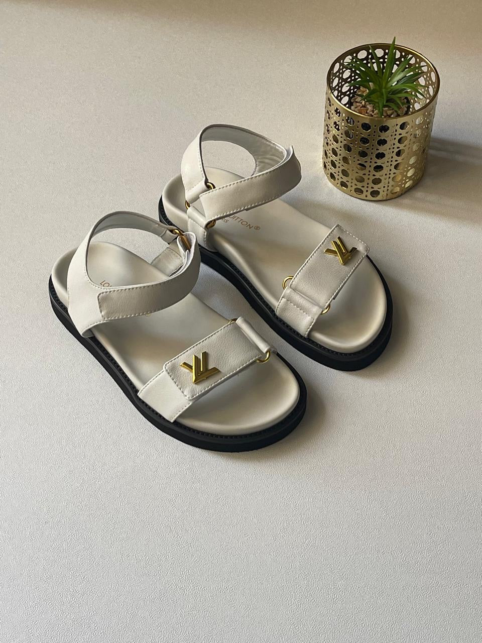 Lv sandals.