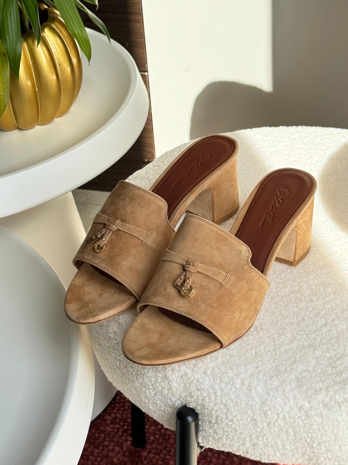 Loro piana sandals heels