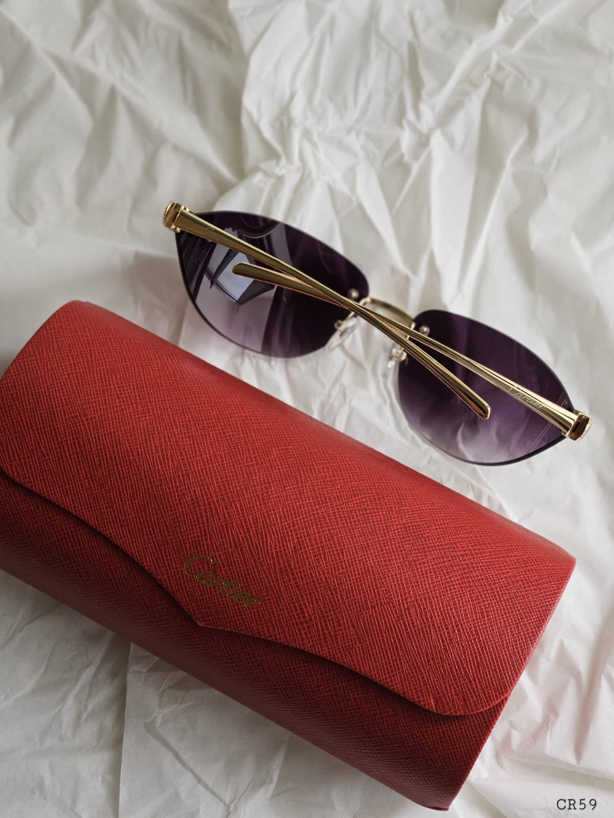 Cartier sunglasses purple