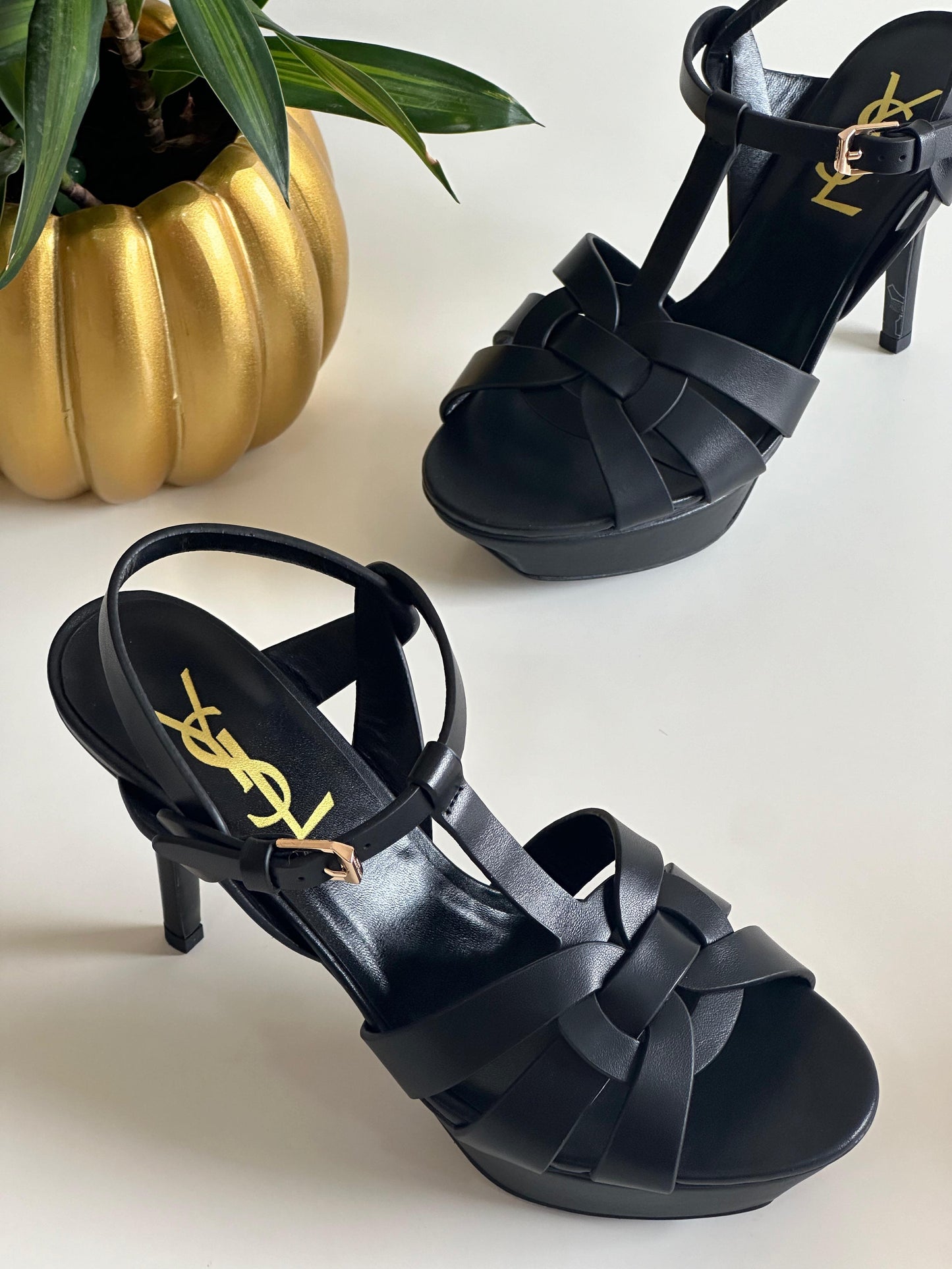 Ysl sandals heels