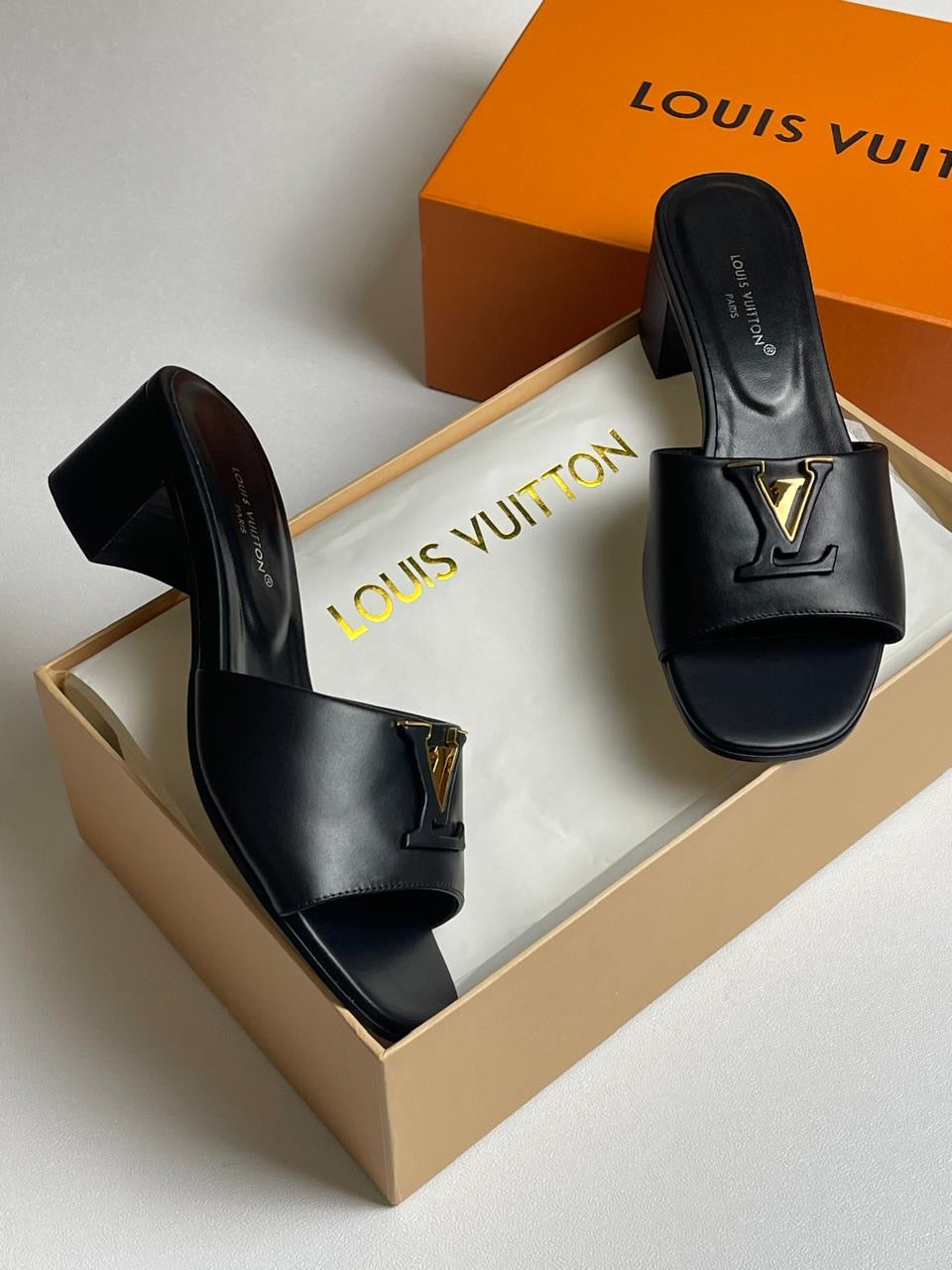 Lv sandals heels