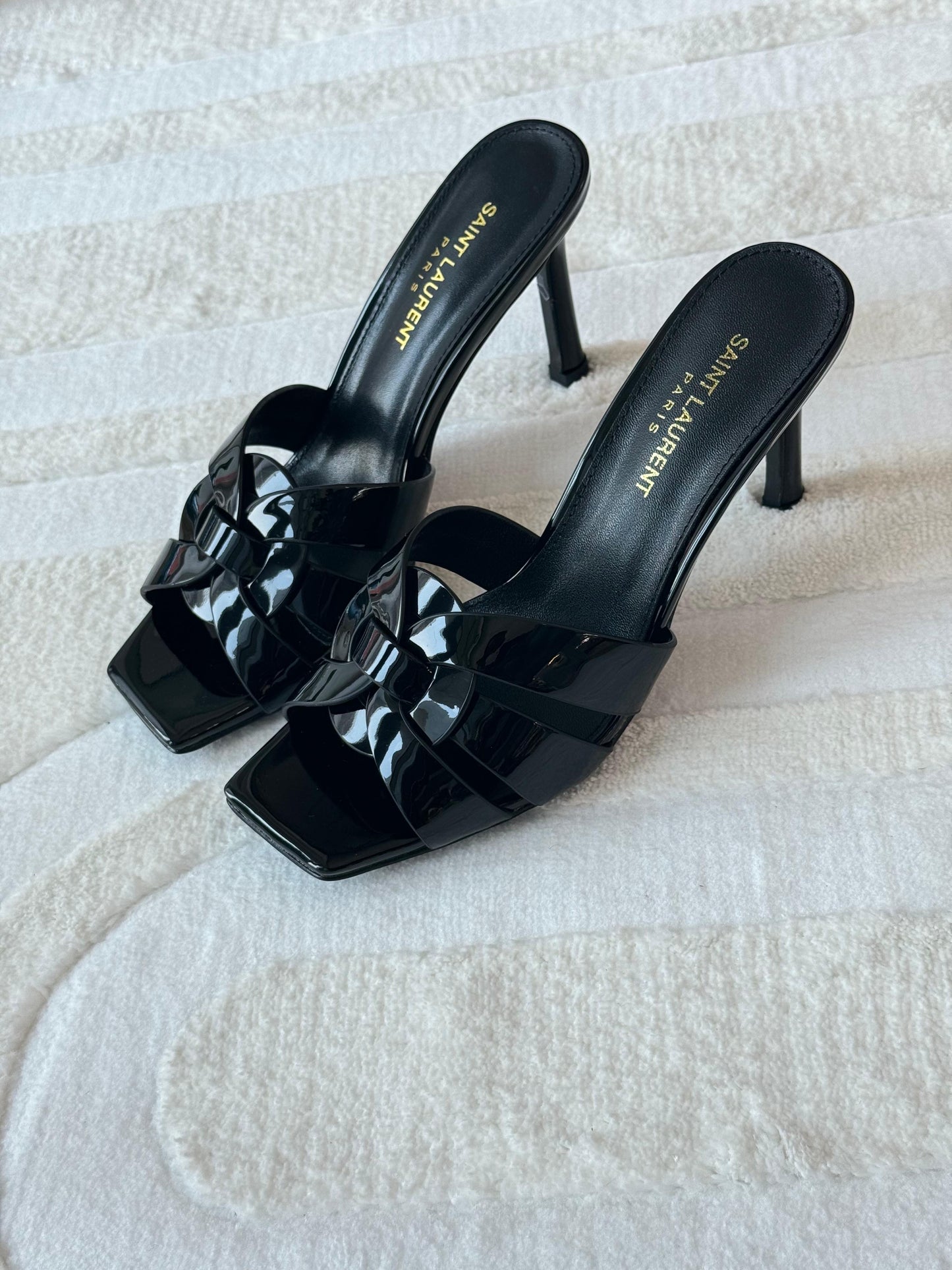 Ysl sandals heels  - shiny