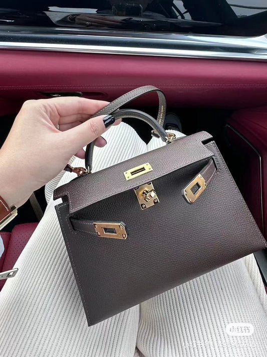 Hermes bag kelly dark maroon