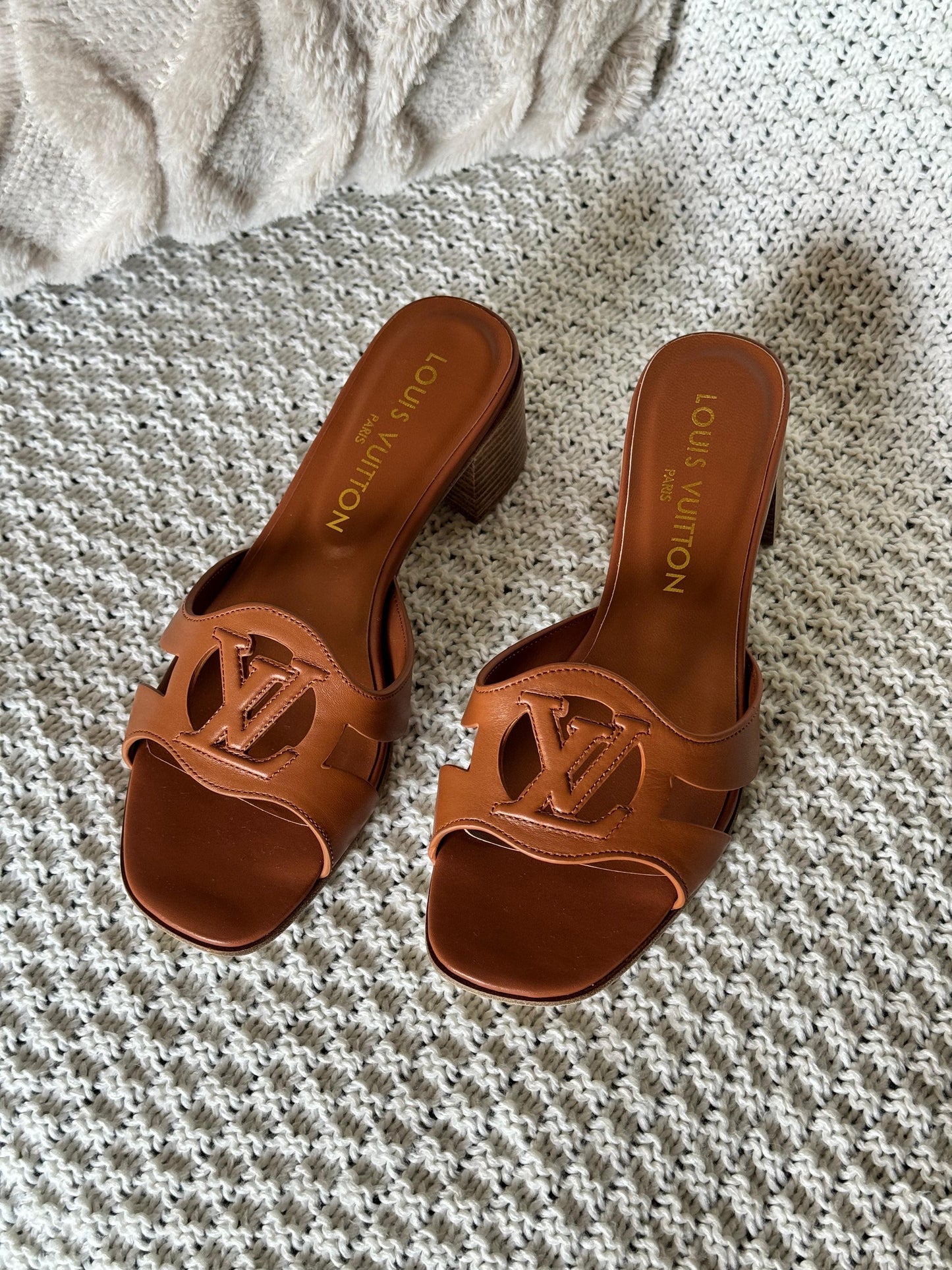 Lv sandals heels