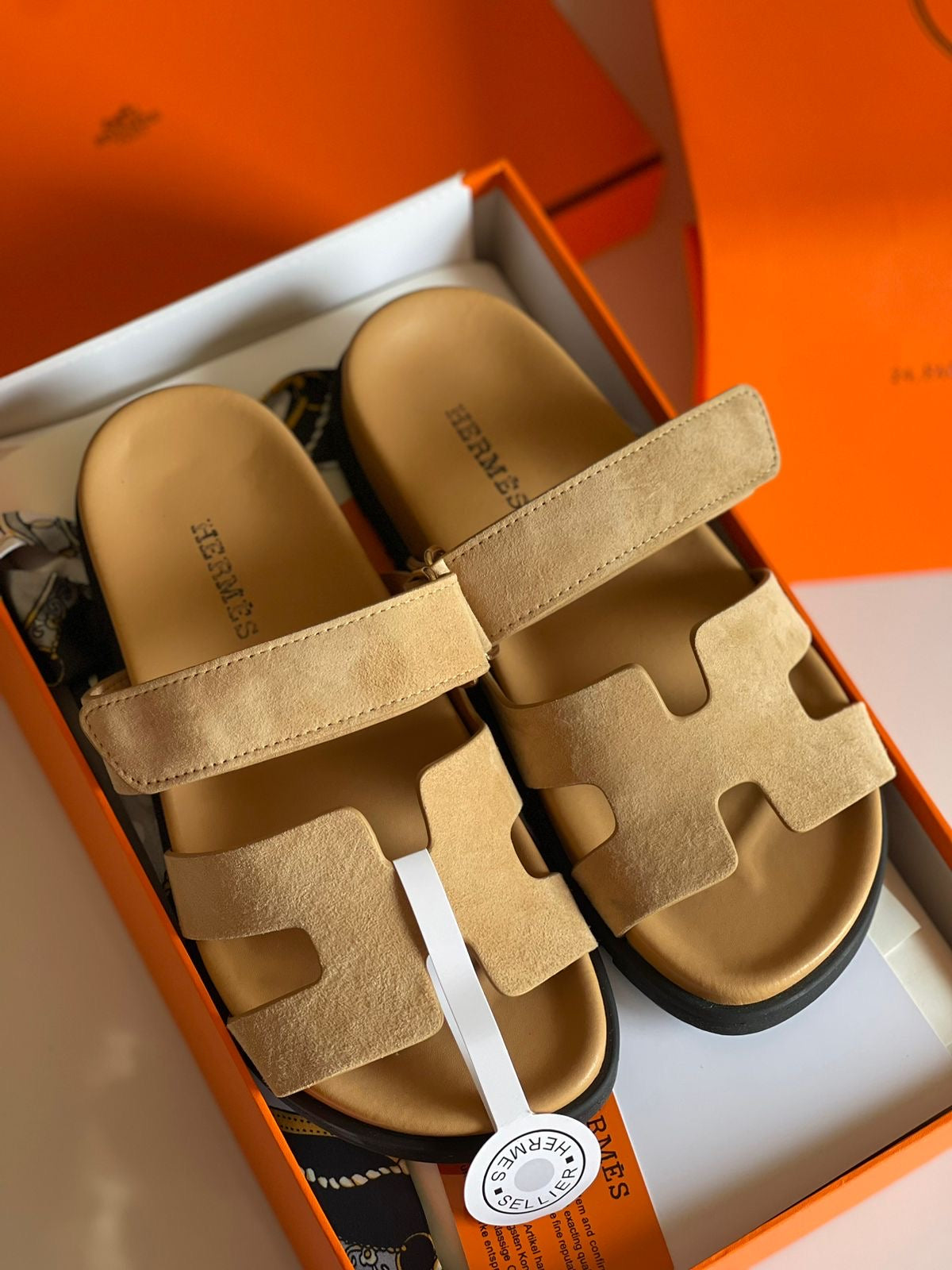 Hermes slippers- chypre