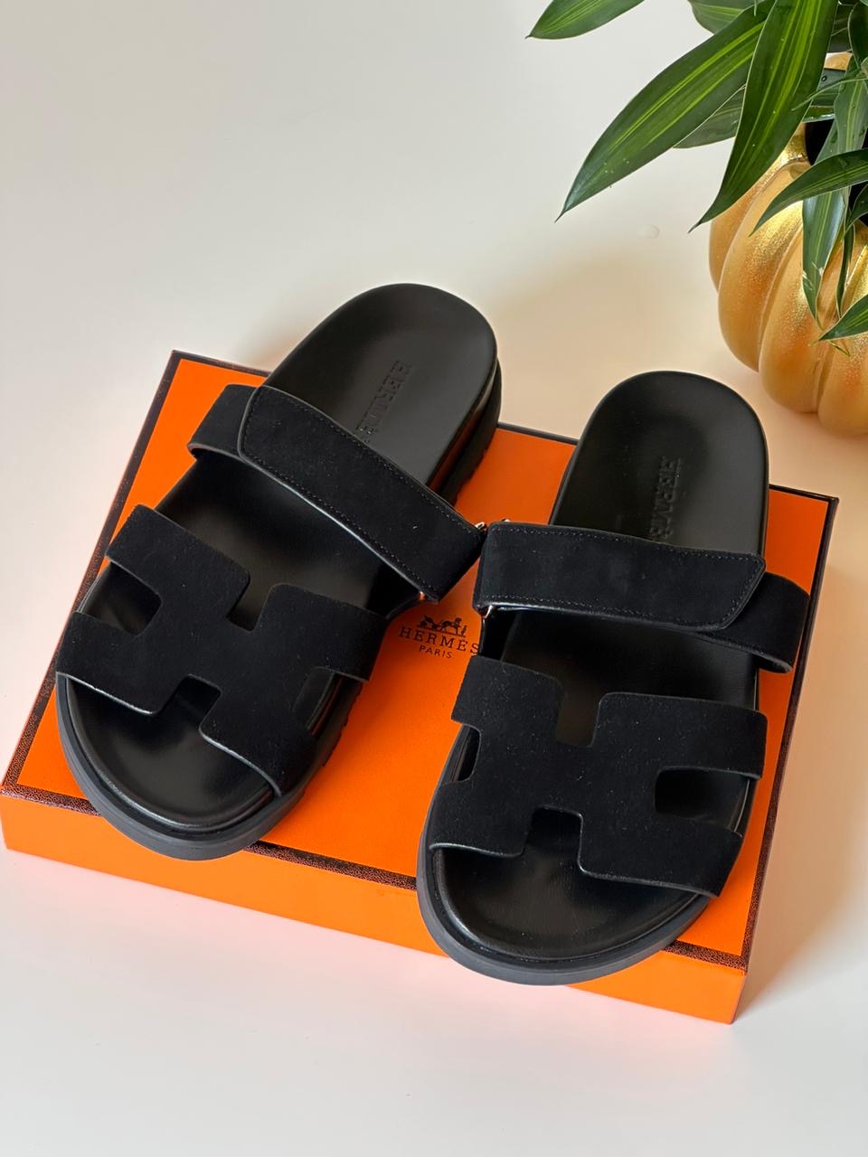 Hermes slippers chypre