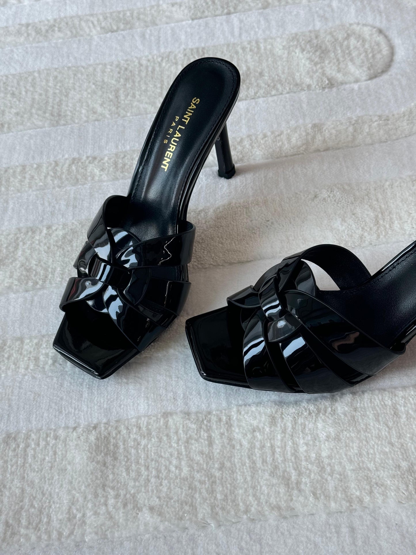 Ysl sandals heels  - shiny