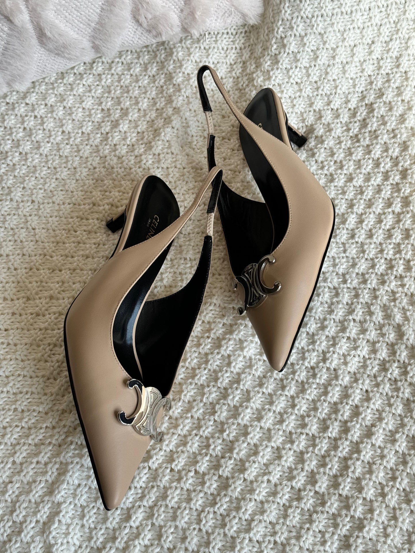 Celine heels - beige