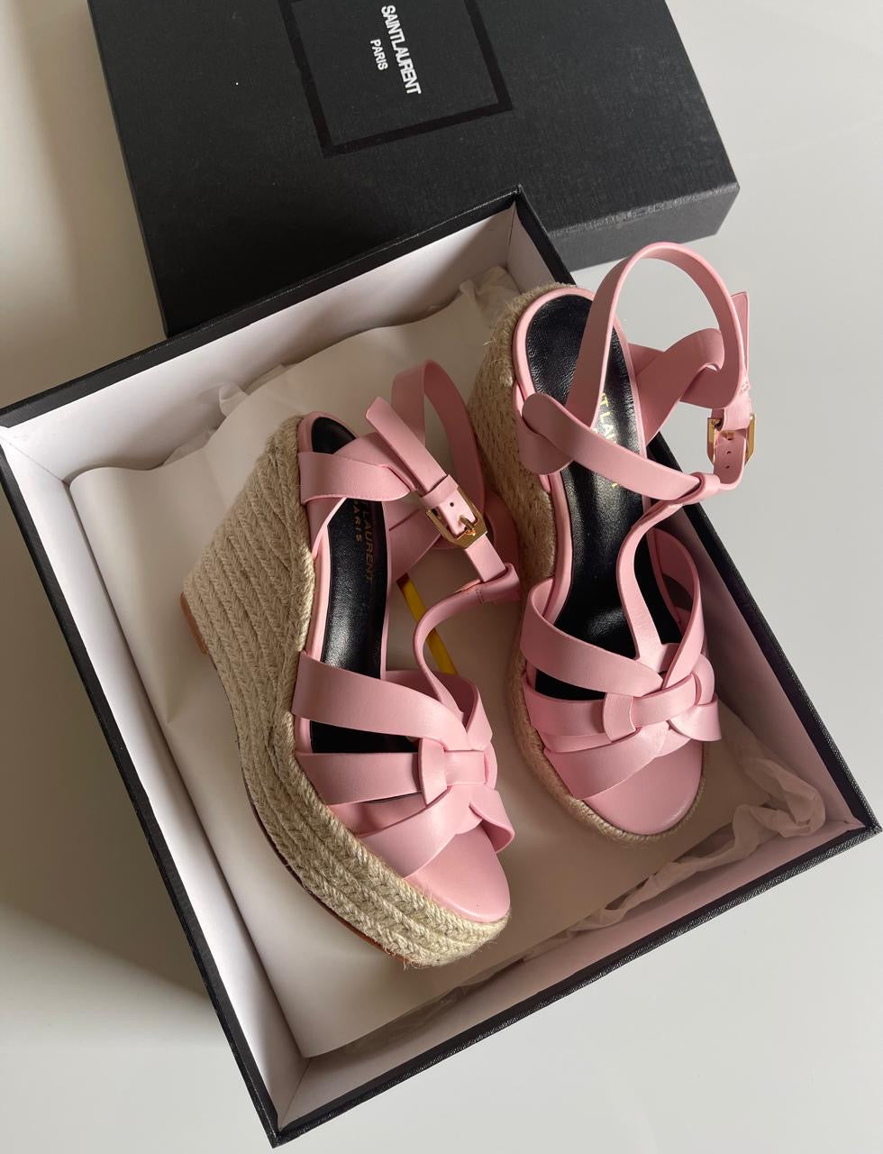 Ysl sandals heels  - wedges