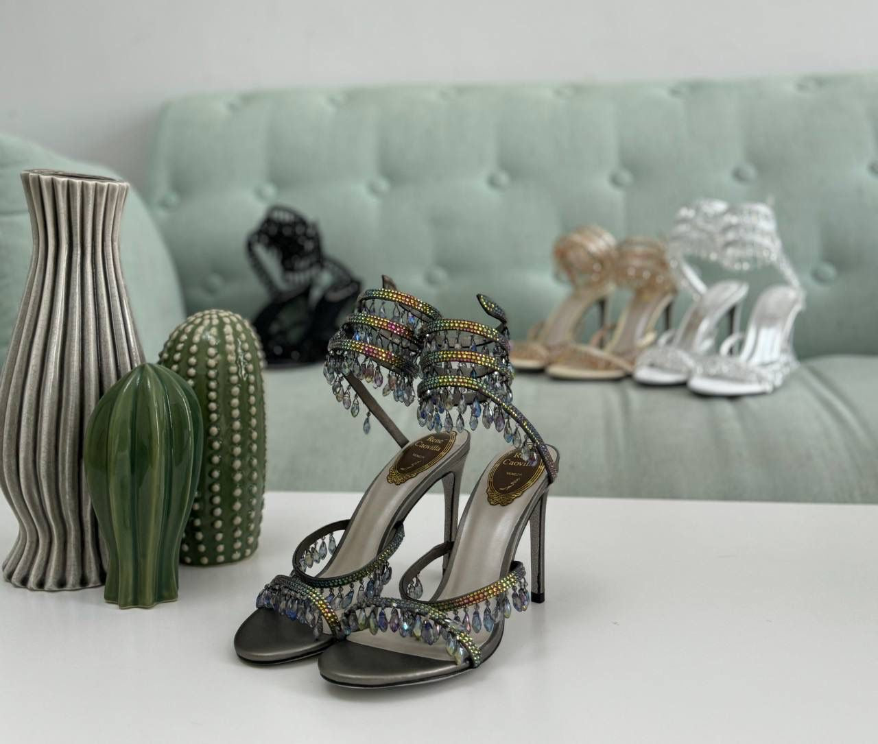 Rene caovilla sandals heels