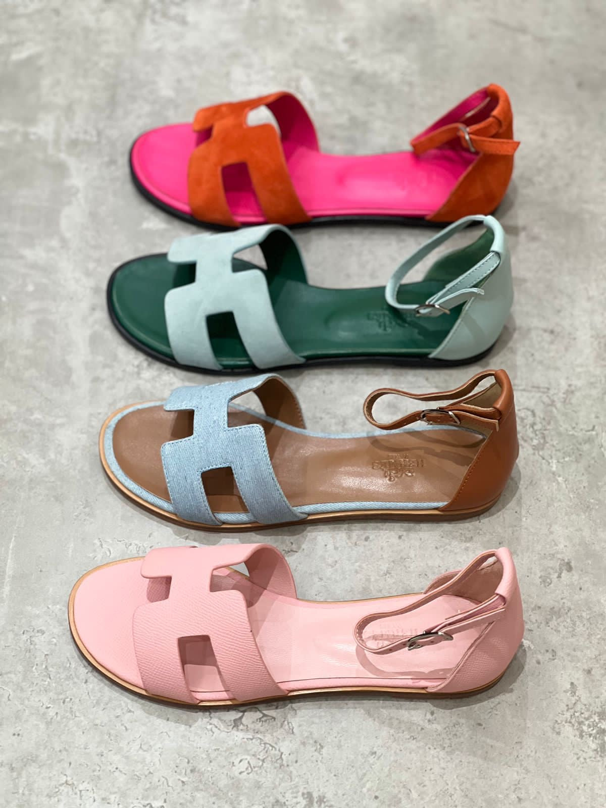 Hermes sandals.