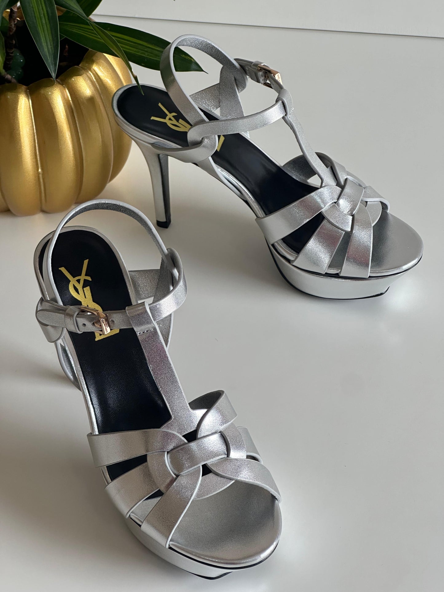 Ysl sandals heels