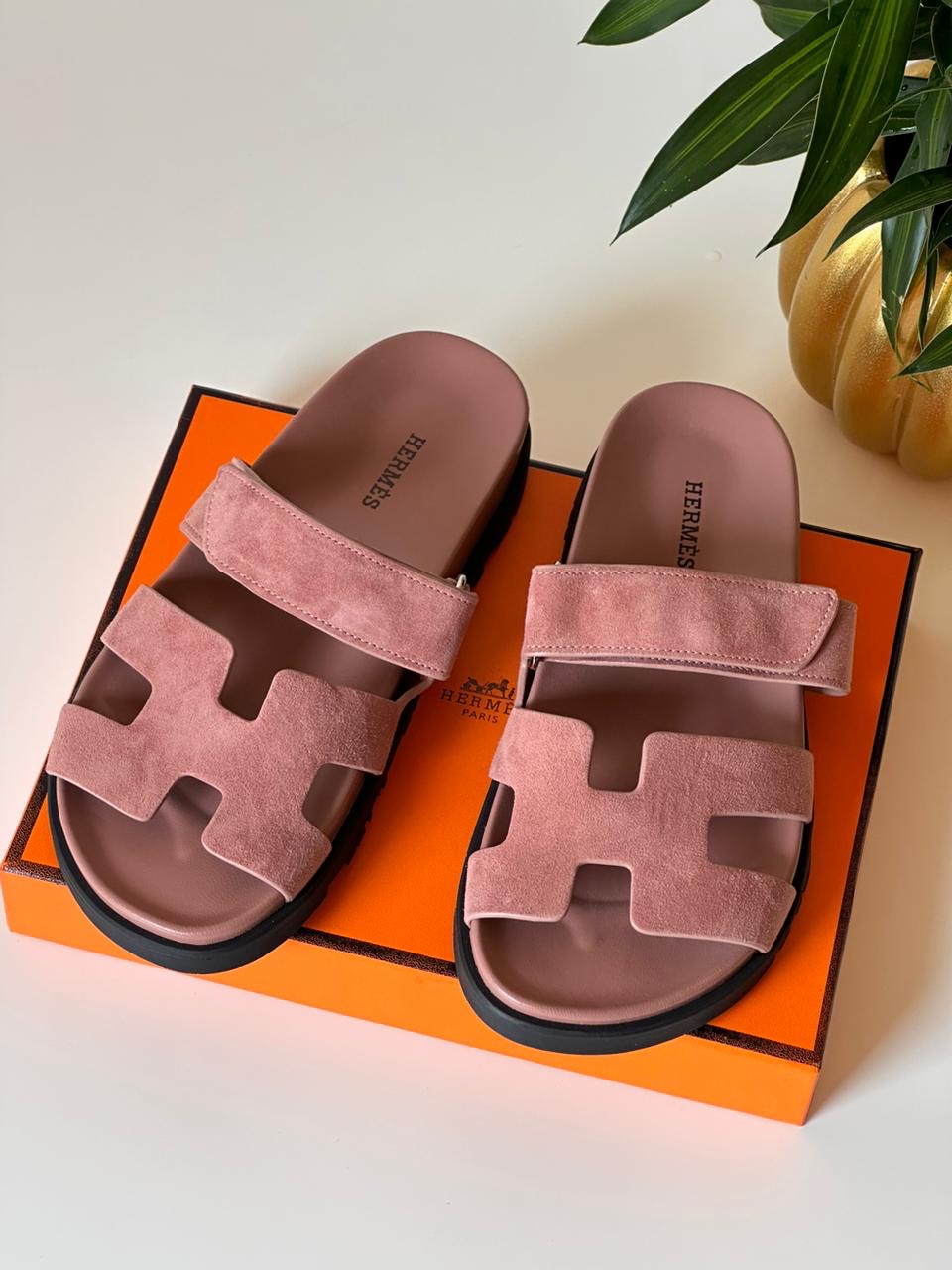 Hermes slippers chypre