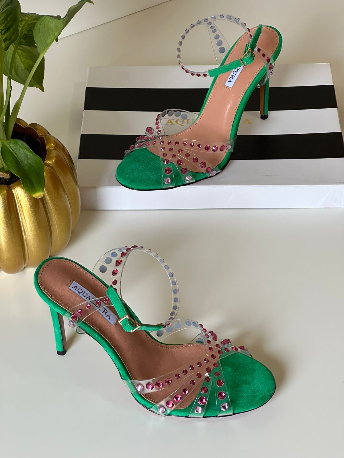 Aquazurra sandals heels